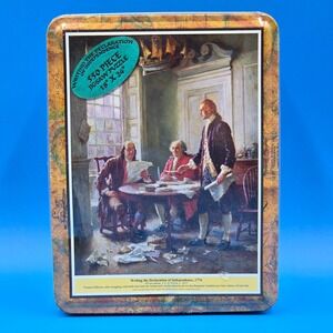 Channel Craft Declaration of Independence 550 Piece Jigsaw Puzzle Collector Tin